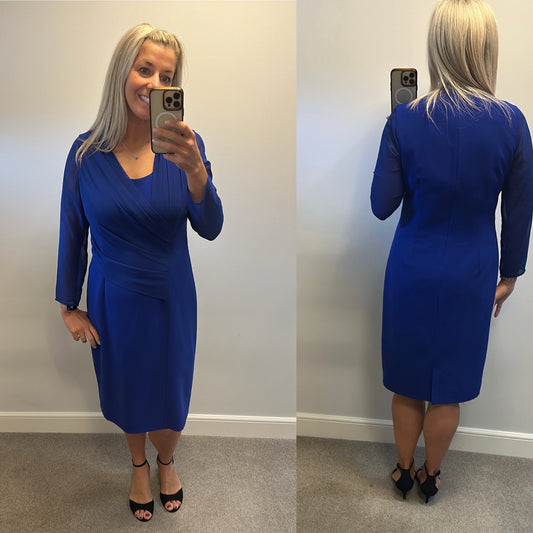 Michaela Louisa cobalt blue dress size 14