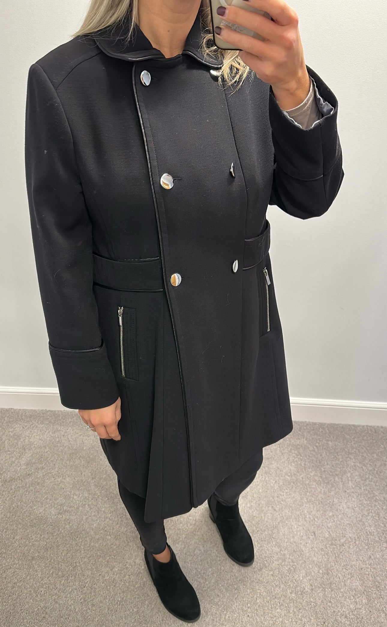 Wallis black jacket size 16 petite