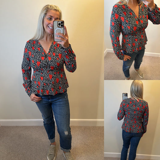 Quiz heart blouse size 14