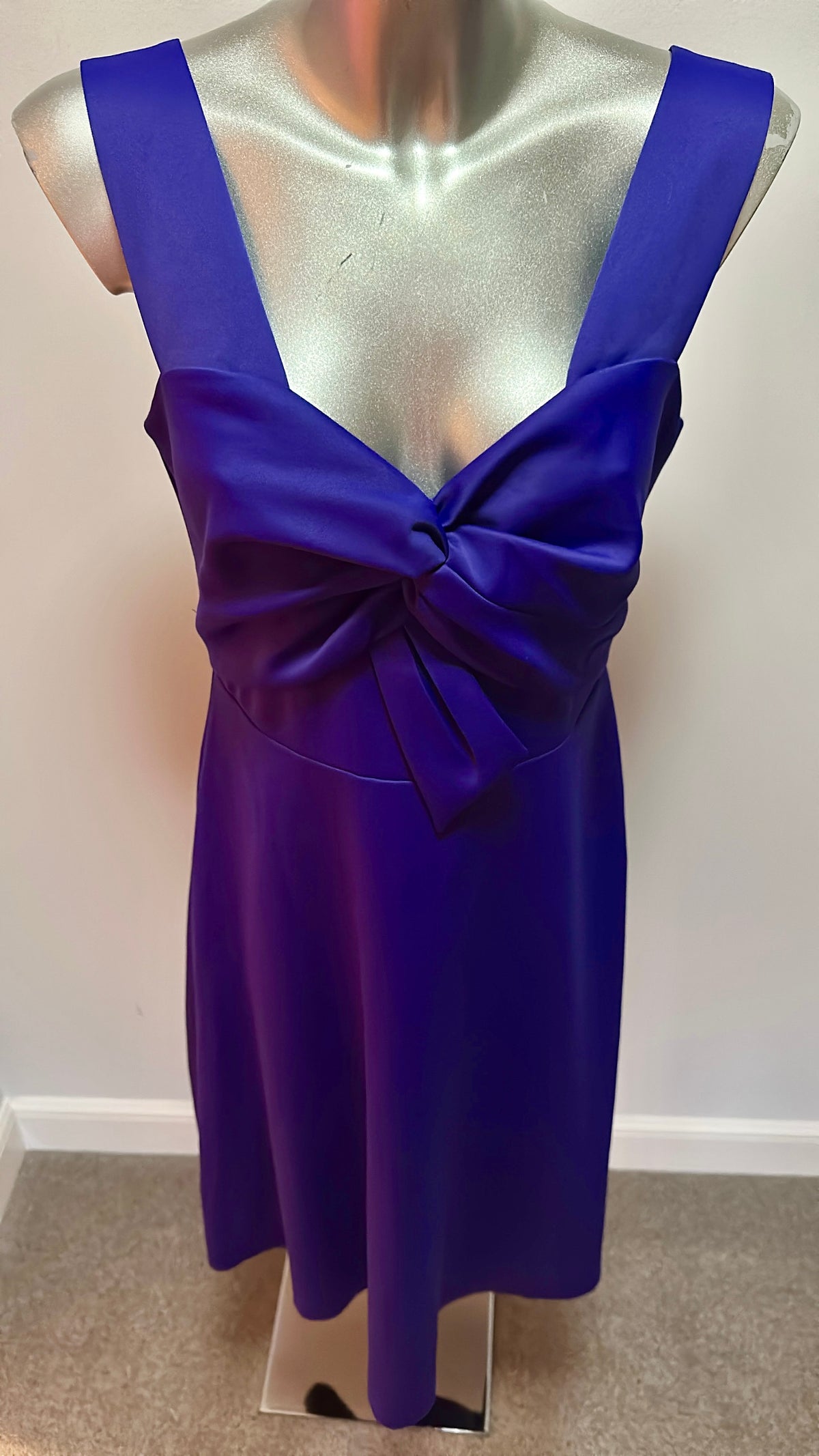 Phase Eight electric blue dress size 12