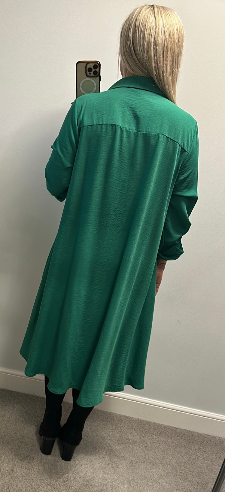 Apricot green dress size 16