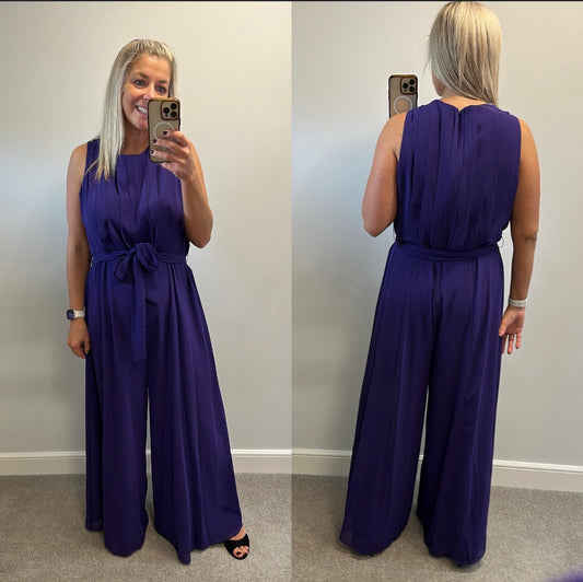 Phase eight purple jumpsuit size 20 brand new with tags