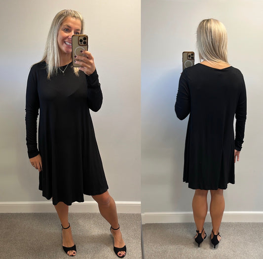 ASOS black dress size 20 brand new with tags