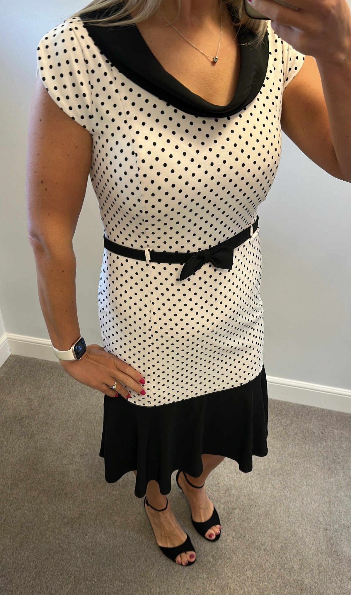 Izabella polka dot dress size 12