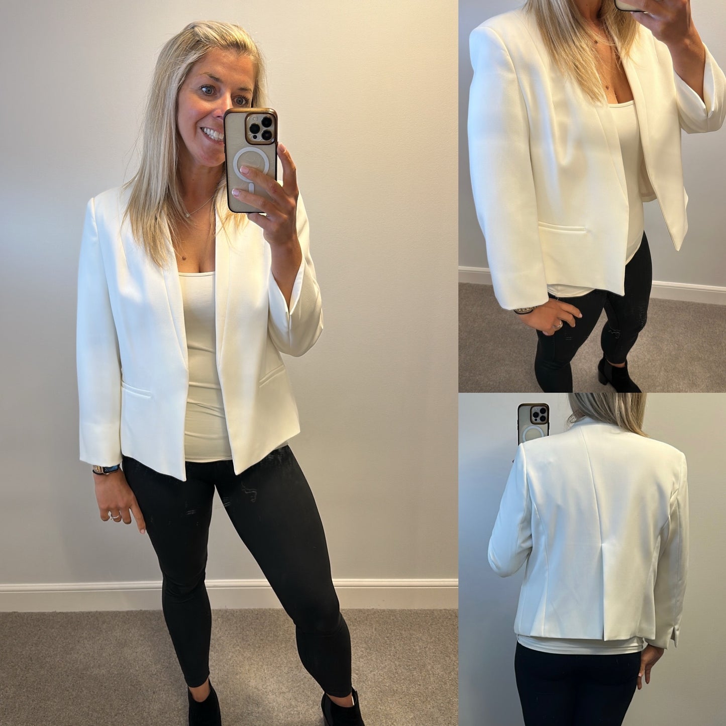 Next tailoring white jacket size 18