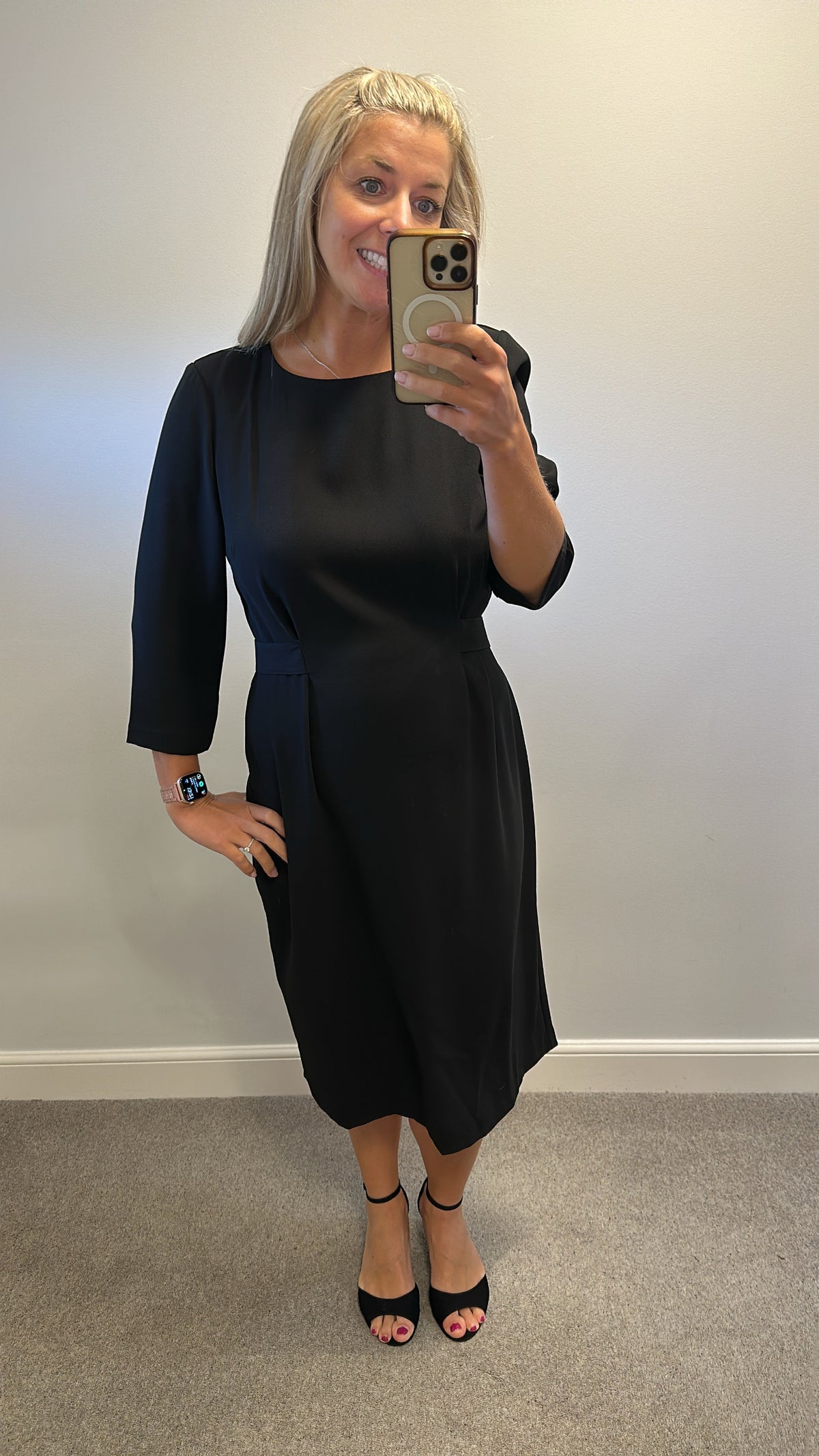 Next black tailored dress size 16