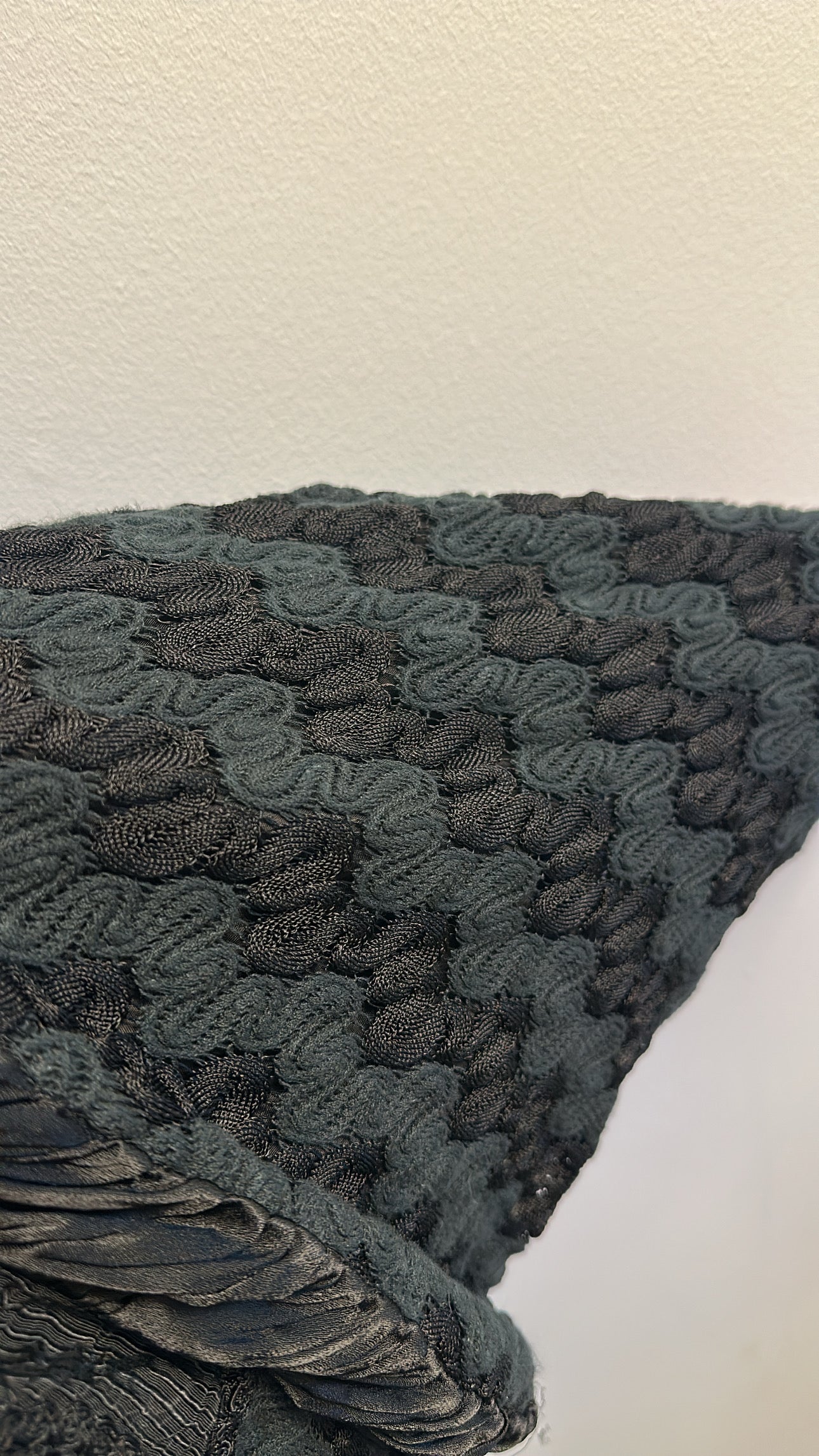 Anne Balon black and green vintage jacket with shoulder pads would fit upto size 16