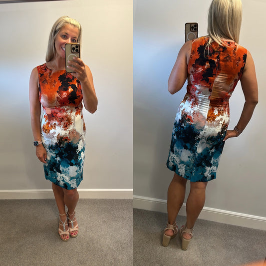Adrianna Papell floral dress size 12