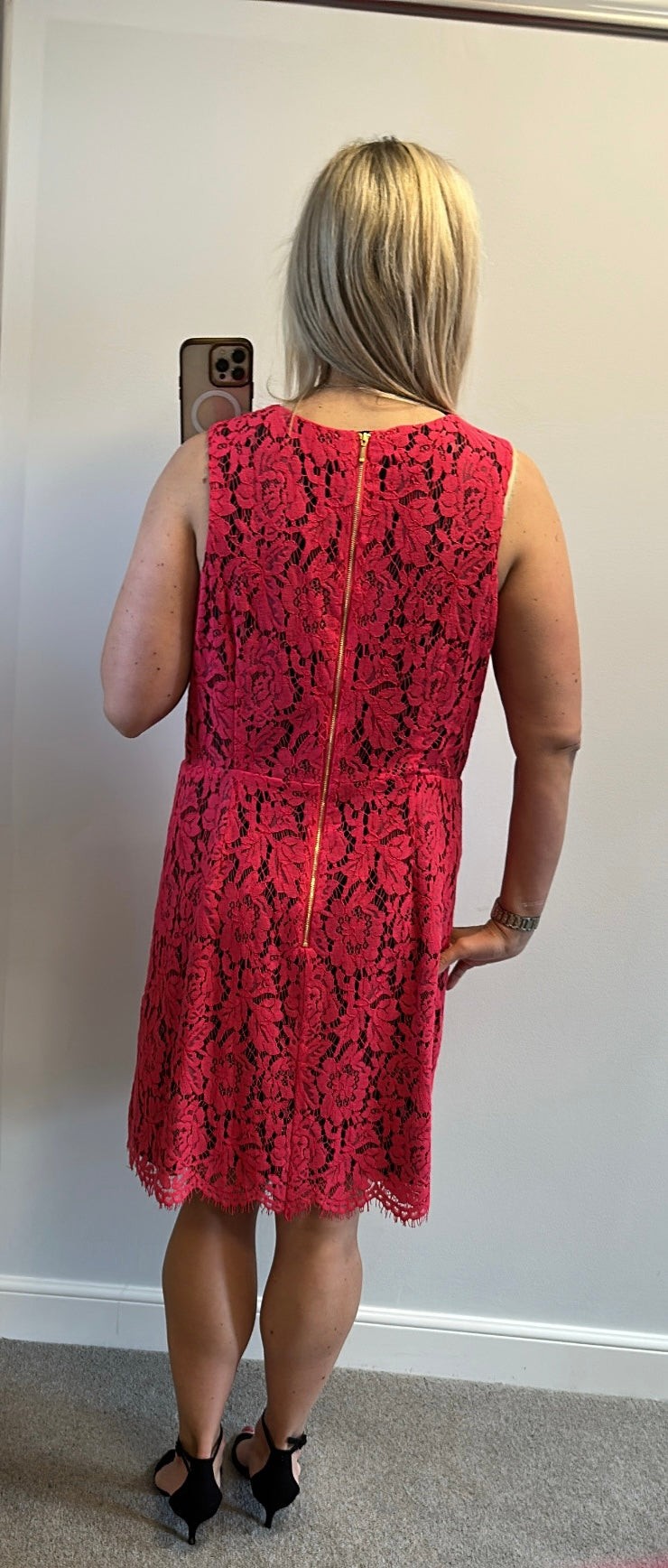Myleene Klass pink lace dress size 20