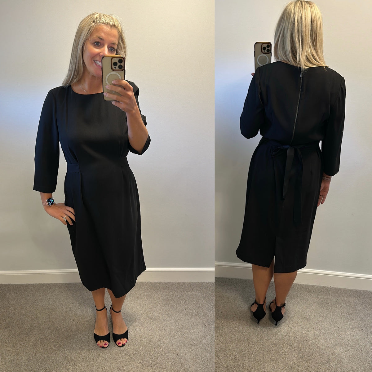Next black tailored dress size 16