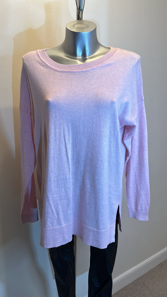 Joules blush pink knit jumper size 12