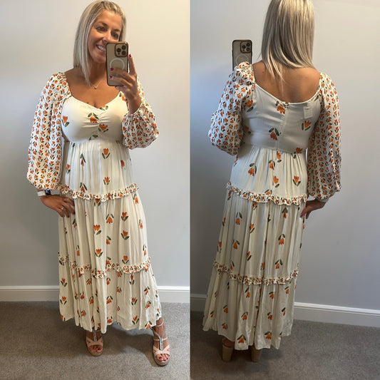 Mint velvet floral print dress size medium would fit up to size 12