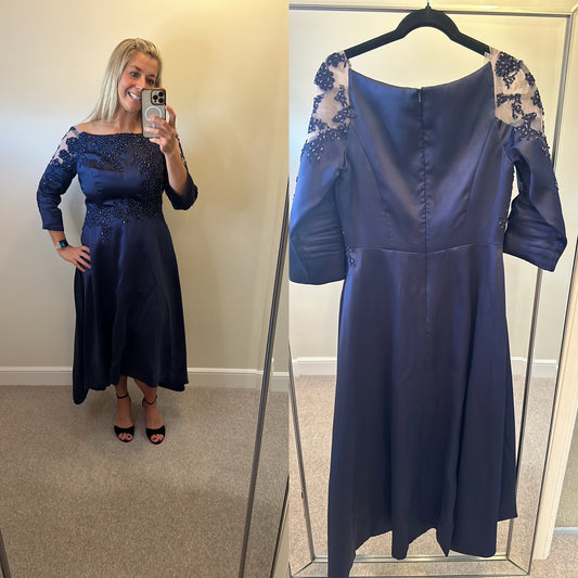 Irresistible navy sequin dress size 12