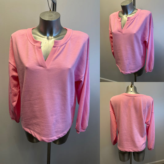 Oliver Bonas pink jumper size 10 (oversized would fit upto size 12) brand new without tags