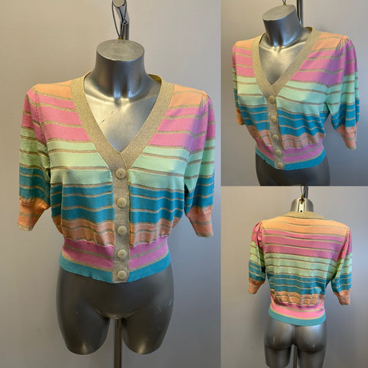 Oliver Bonas pastel cardigan size 12 brand new without tags